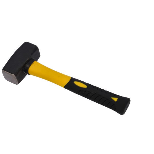 Fäustel 1000g Hammer 1,0 kg Schlosserhammer Stiel Fiberglas Hämmer