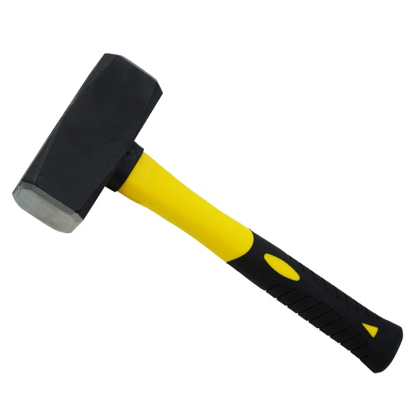 Fäustel 2000g Hammer 2,0 kg Vorschlaghammer Stiel Fiberglas Hämmer Plattenhammer